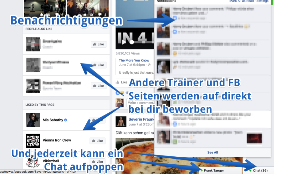 Überall Konkurrenz auf deiner eigenen Facebook Seite